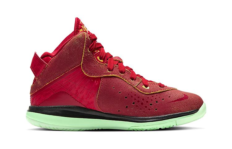 Nike Lebron 8 'Empire Jade' Purple Forbidden, James Mid Top Vintage Basketball Shoes Black Red DH3238-600