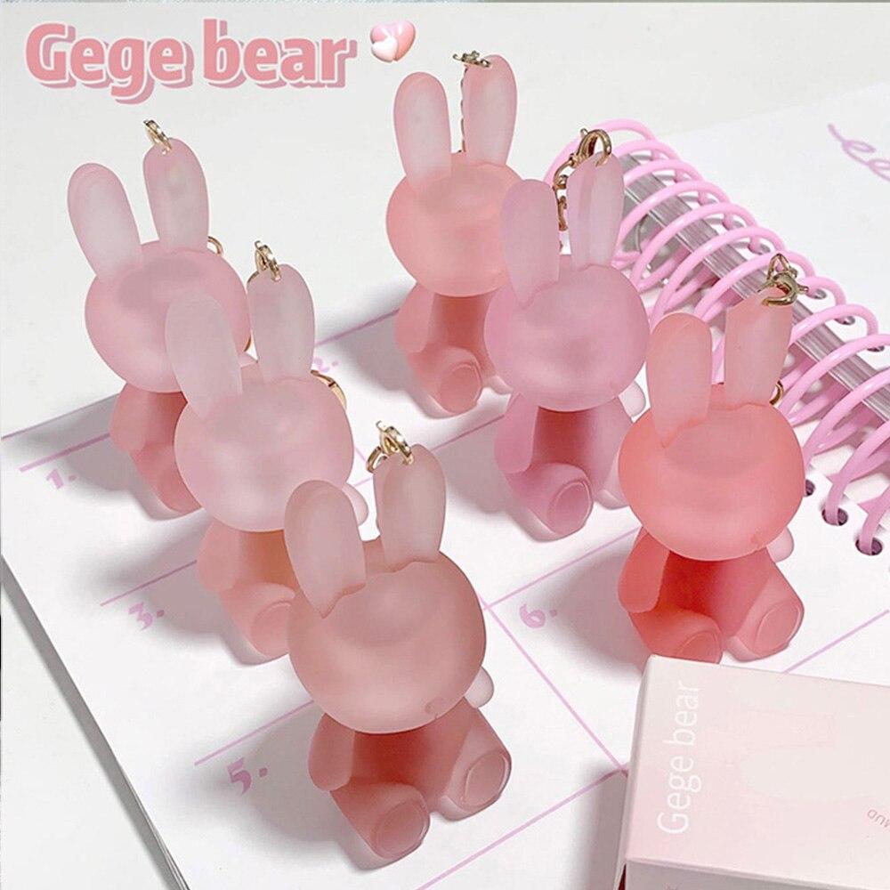 Gege Bear Rabbit Lip Glaze, Matte Velvet Lip Clay Long-lasting Non-drying Lipstick