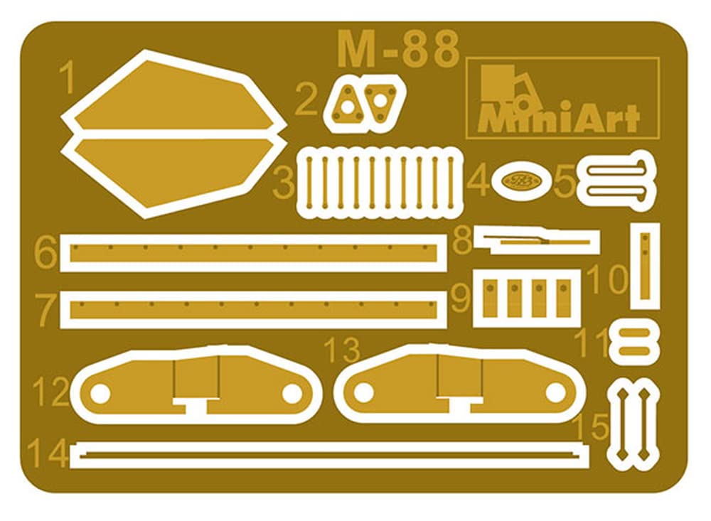 Miniart scale Soviet Katyusha gun mounted on a plastic model kit MA35259 1/35 BM-8-24 1.5-ton truck,