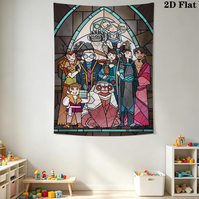 Critical Role Pattern Home Decor Tapestry, Wall Hanging, Decorative RV Wall Cloth.XGT0914124