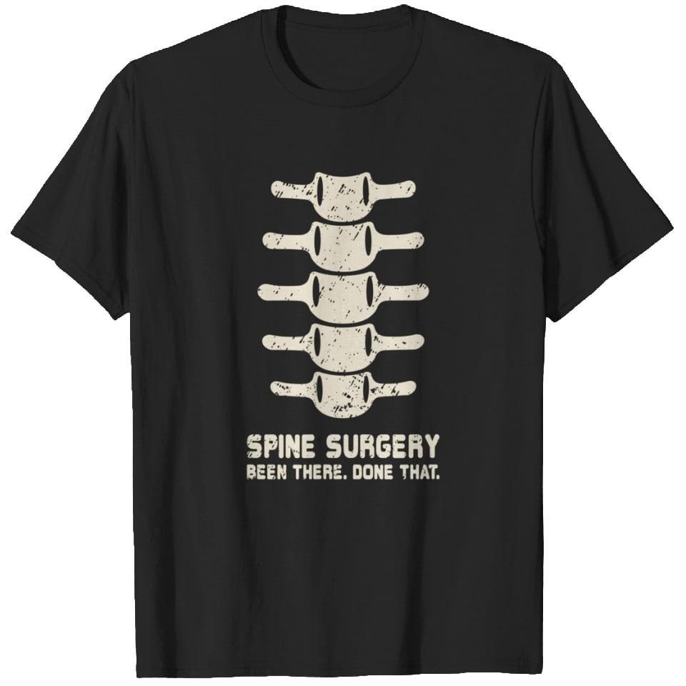 Spine Surgery Shirt Funny Recovery Gift Back Surgery Tee, Unisex T-shirt XL