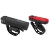 USB nabíjecí světlo na kolo Hliníková slitina Výrazné přední světlo na kolo Zadní světlo Výstražné světlo Vybavení pro noční jízdu venku