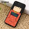 Krajews Cute Japanese Kokeshi Doll Phone Case Cover For iPhone 17 Air 16 15 14 plus 11 12 13 pro max coque Shell Fundas