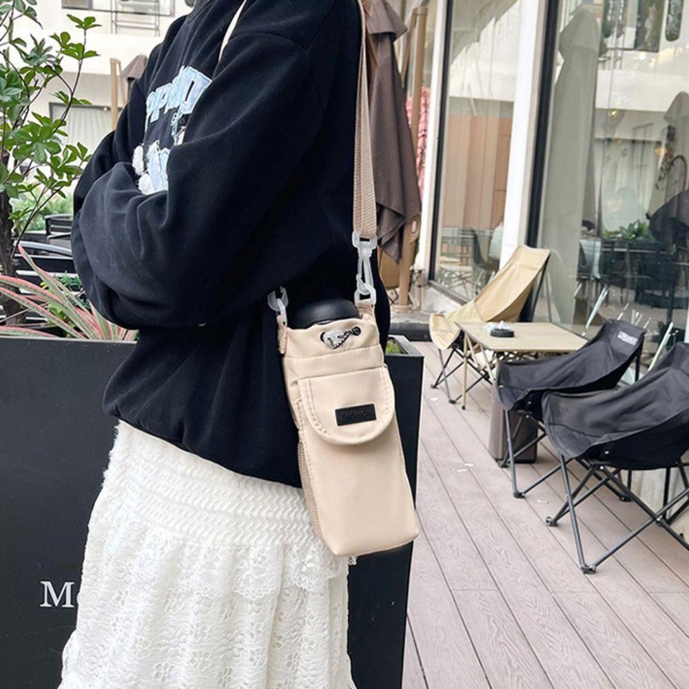 Multi-functional Water Bottle Carrier Bag Shoulder Strap Water Bottle Sling Bag  Hiking