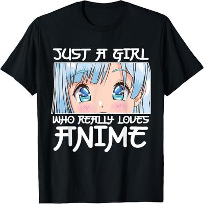 Anime Girl Otaku - Just A Girl Who Loves Anime T-Shirt