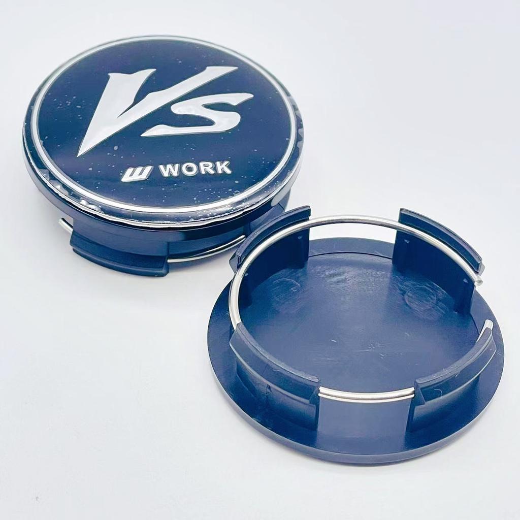 4pcs/Set High Quality 57mm Car Wheel Hub Cover Center Caps for VS W Work Racing Styling Badge Stickers Emblem Accessories