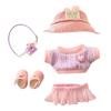 5 Pieces Clothes For Labubu Dolls Accessories Stylish Kawaii Outfit Set Suitable For 15Cm 17Cm Labubu Doll Doll Clothing Set