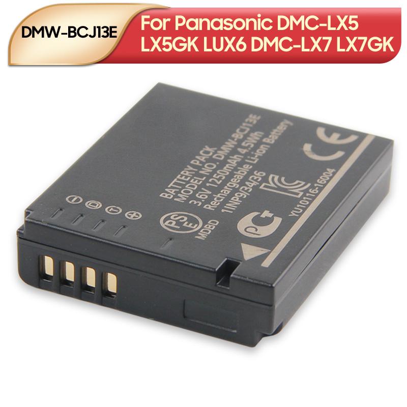 

Аккумуляторная литиевая батарея DMW-BCJ13E для Panasonic DMC-LX5 LX5GK LUX6 DMC-LX7 LX7GK 1250 мАч