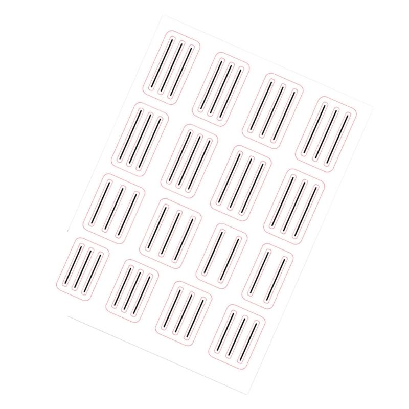 

French Nail Art Stickers 3D Adhesive Nail Decals Plaids Lines Nail Art Designs Line Nail Decorations Nail Stickers