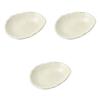 Set of 3 Dot Play Irregular Shape Plates X X Medium Ceramic Plates by Setomonohonpo 7.0 [20.5 16.3 3.4 Cm]