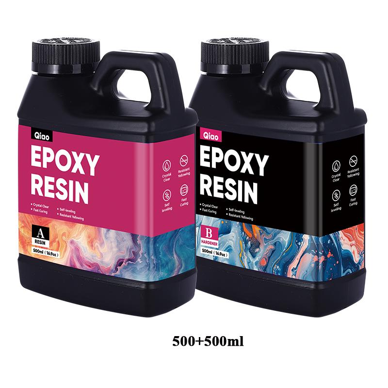 Newly Formulated Epoxy Resin Kit – Crystal Clear, Strong, Bubble-Free, 1:1 Ratio Epoxy Resin for DIY Art & Mold Casting