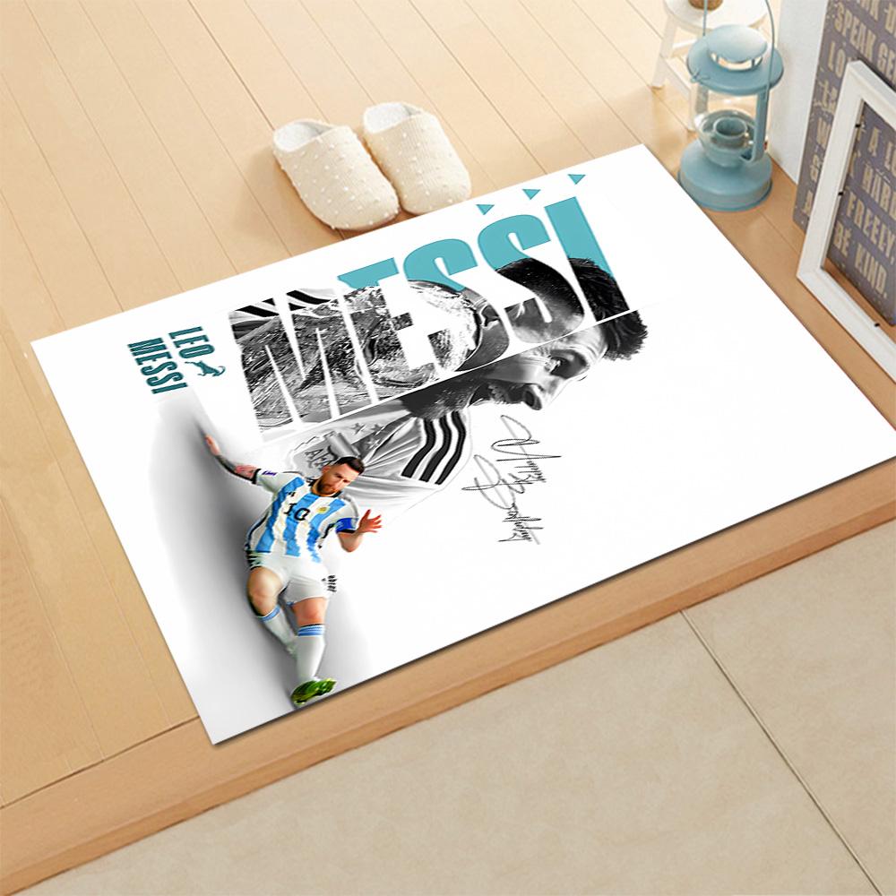 Argentina Messi Celebration rug for living rooms, bedrooms, home décor, and as gifts.