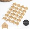 10sheets/24Pcs Colorful Photo Corner Scrapbook Paper Handmade Picture Frame Stickers DIY Home Decor