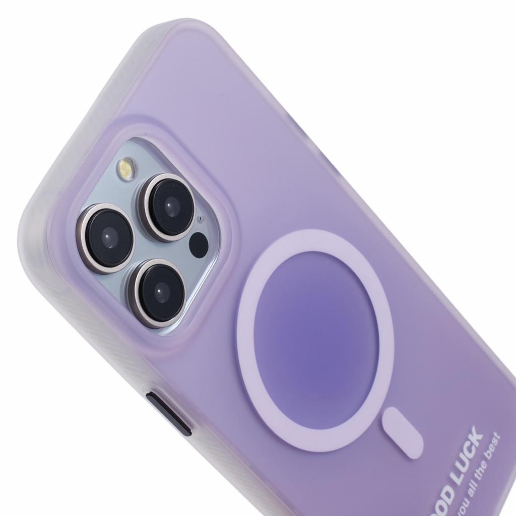 PP Series for iPhone 15 Pro Case Compatible with MagSafe Matte Back IMD Phone Cover