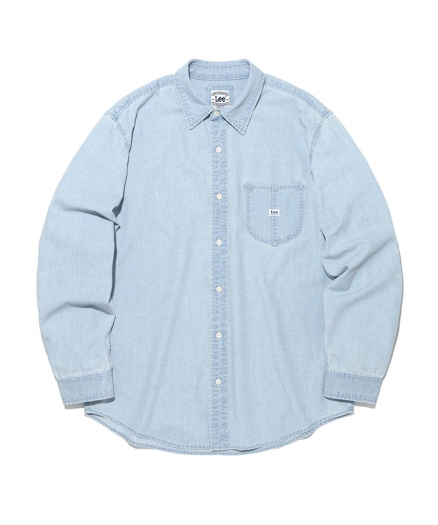 LEE Loco Pocket Denim Shirt Indigo Light