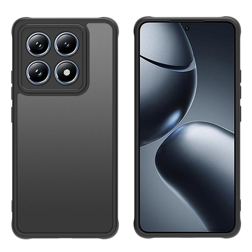 For Xiaomi 14T Pro Case Skin Touch Matte PC + TPU Shockproof Phone Back Cover