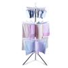 Foldable Baby Clothes and Towel Drying Rack – Mobile, Space-Saving for Balcony Use