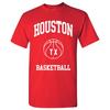 Houston Classic Basketballbogen - Heim-Sportteam Kurzarm-T-Shirt