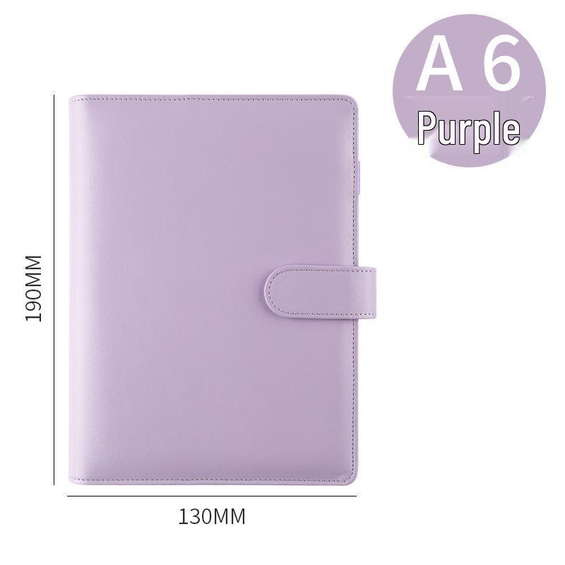 In-Stock Creative Macaron A6 Loose-Leaf Notebook with Custom Logo Options