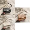 2023 Spring New Retro Shoulder Bag Women's Rhombic Chain Bag Small Square Bag Street Fashion