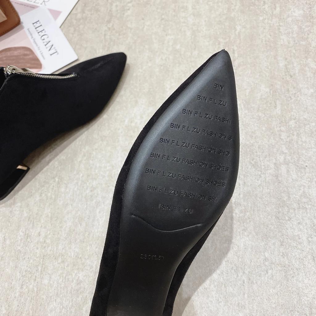 Botas da moda femininas sapatos de inverno bico fino botas femininas tornozelo sexy sapatos de festa femininos salto quadrado preto azul