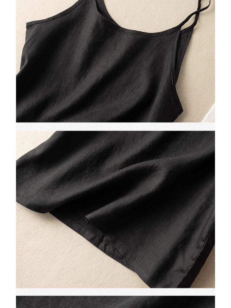 Southeast Asia Plus Size Cotton Linen Japanese Camisole
