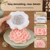 Flower Silicone Molds Flower Peony Fondant Mold Candle Molds Rose for Jelly Chocolate