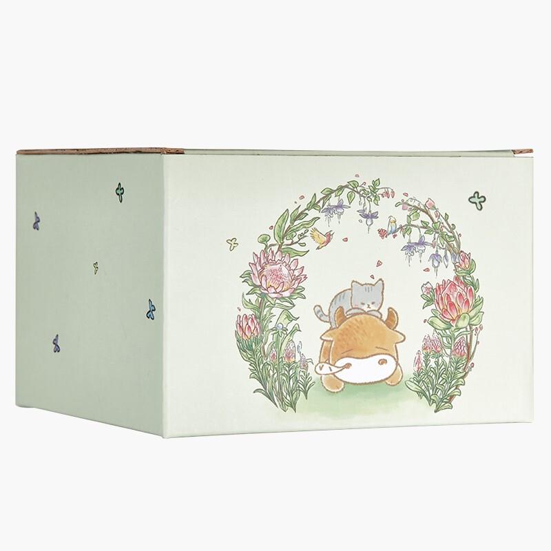 JING REPUBLIC Spring Flower Heat-Resistant Glass Cup