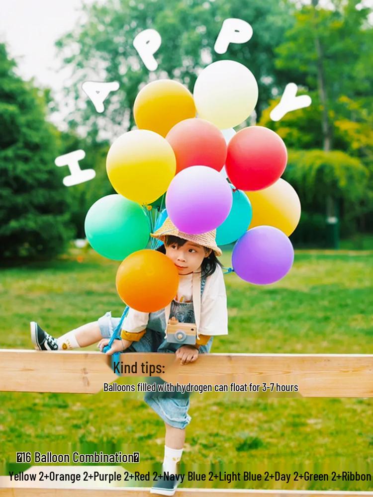 2nd Birthday Smiley Face Number Balloons for Kids - Outdoor Decoration & Photo Props (Boys & Girls)