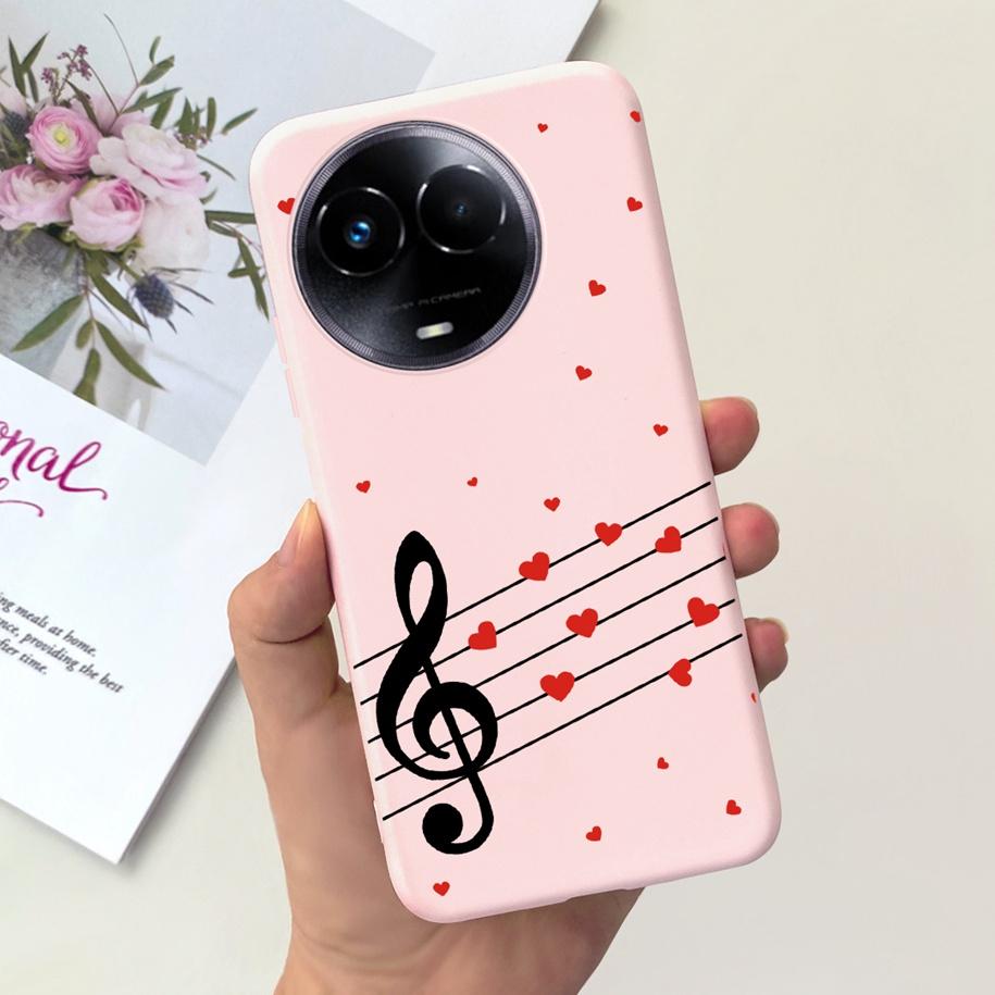 Shockproof Case For Realme 11 5G / Realme 11X Phone Cover Fashion Girls Soft Silicone Funda For Realme11 11 X 2023 RMX3785 Coque