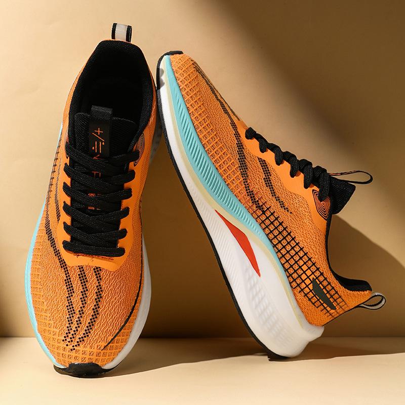 Men's Shoes New Couple Running Shoes Heightened Sole Breathable Versatile Comfortable Fashion Casual Sports Shoes Autumn New Running