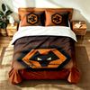 Wolverhampton Wanderers FC (14) 3-delige set geschikt voor slaapkamers zacht en comfortabel een ideaal cadeau voor familie en vrienden Bevat één dekbedovertrek