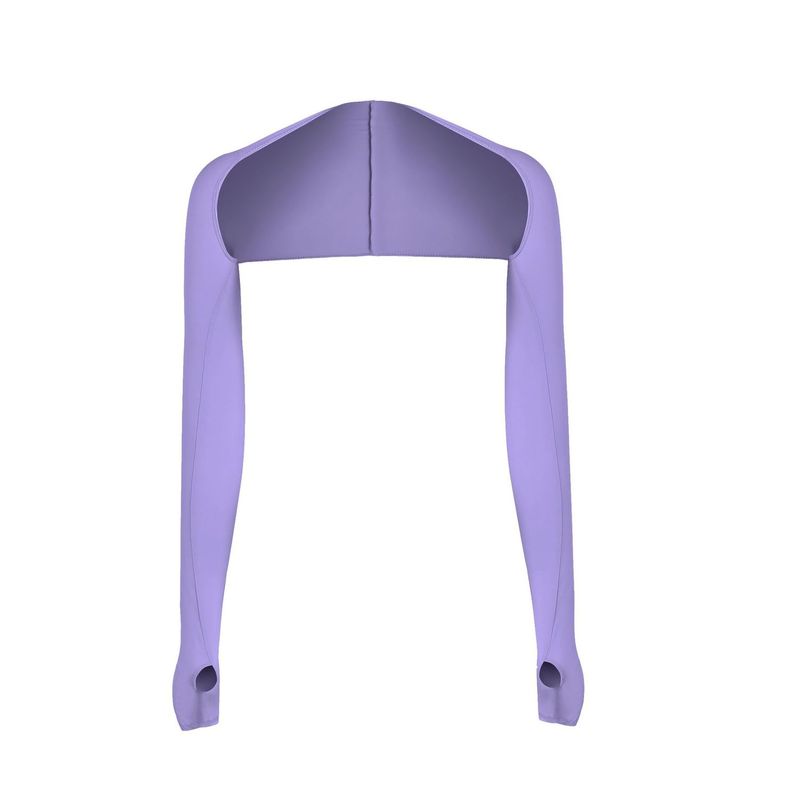 

Cross-Border New Arrival Sun Protection Summer Sports Outdoor Oversleeve Integrated Golf Sun Protection Ice Silk Light purple One size