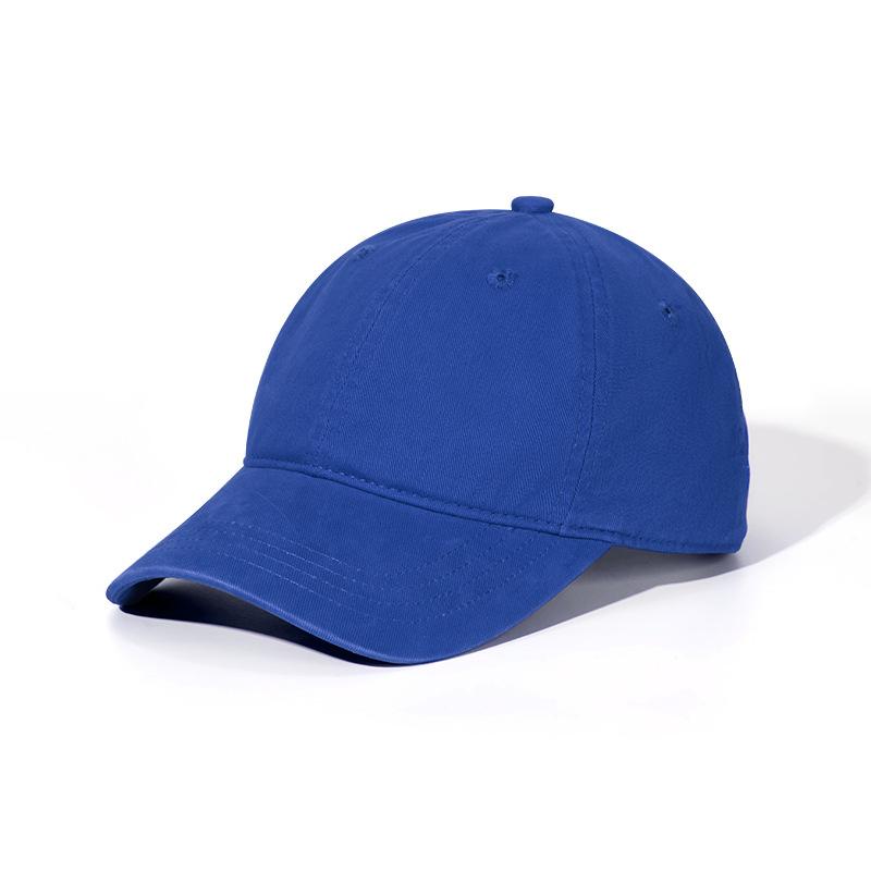 Bare baseball hat printed pure cotton washed cap sunscreen sun hat custom