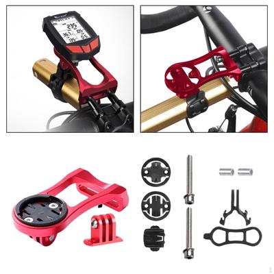 Bike Computer Combo Mount Bicycle Handlebar Extended Action Camera Bracket Clamp Cycling