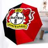 Bayer Leverkusen, Football Club Automatic Opening and Closing, 8 Rib Structure Portable Umbrella, Suitable for Men and Women In All Seasons