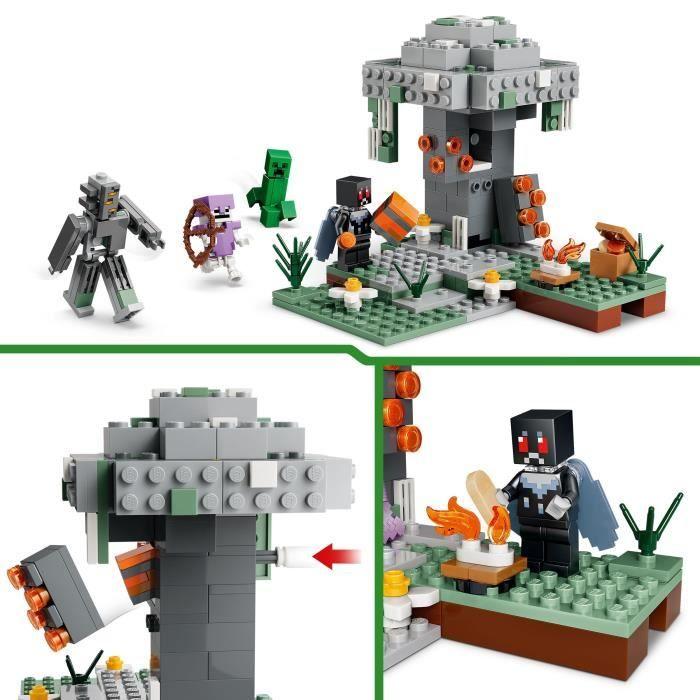 LEGO Minecraft 21586 Der Blasse Garten - Bauspielzeug für Jungen oder Mädchen ab 7 Jahren