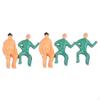 5 Pieces Mini People Figures Diorama Miniature Layout for Model Building