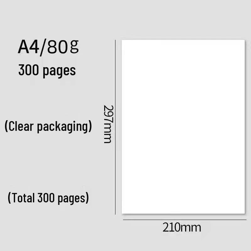 A4 Office and Student Printing Paper: 70g/80g Copy, Draft, Drawing, and Test Paper.