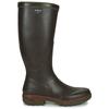 Aigle Rain Boots Parker Rubber Size cm [Official] Waterproof, Water-Repellent, Boots, Brown, 26.5
