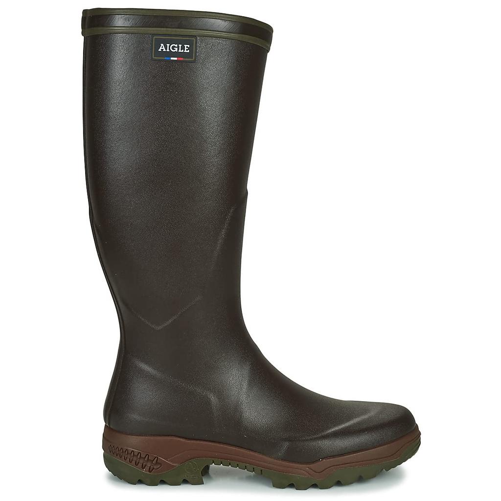 Aigle Rain Boots Parker Rubber Size cm [Official] Waterproof, Water-Repellent, Boots, Brown, 26.5