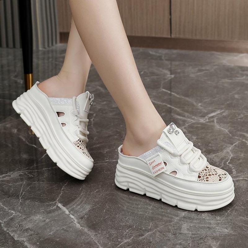 Fashion Platform Shoes Woman Summer 2024 New in Thick Soled Sandals Women Casual Sport Closed Toe Sandal Footwear Sandalias Mujer Verano