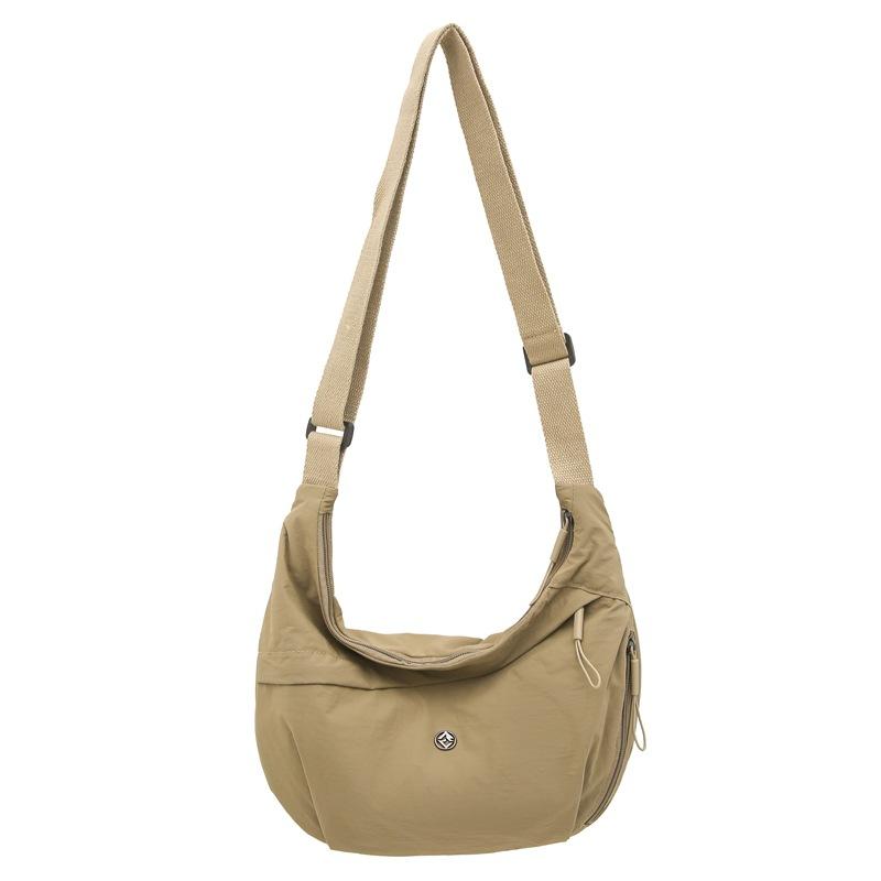 

Женская сумка через плечо из нейлона для мужчин, большая вместимость, сумка через плечо хаки