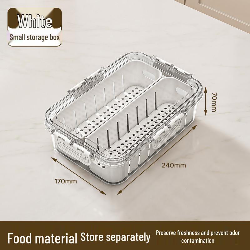 Large Capacity Transparent Spice & Food Storage Box - Dustproof & Moistureproof