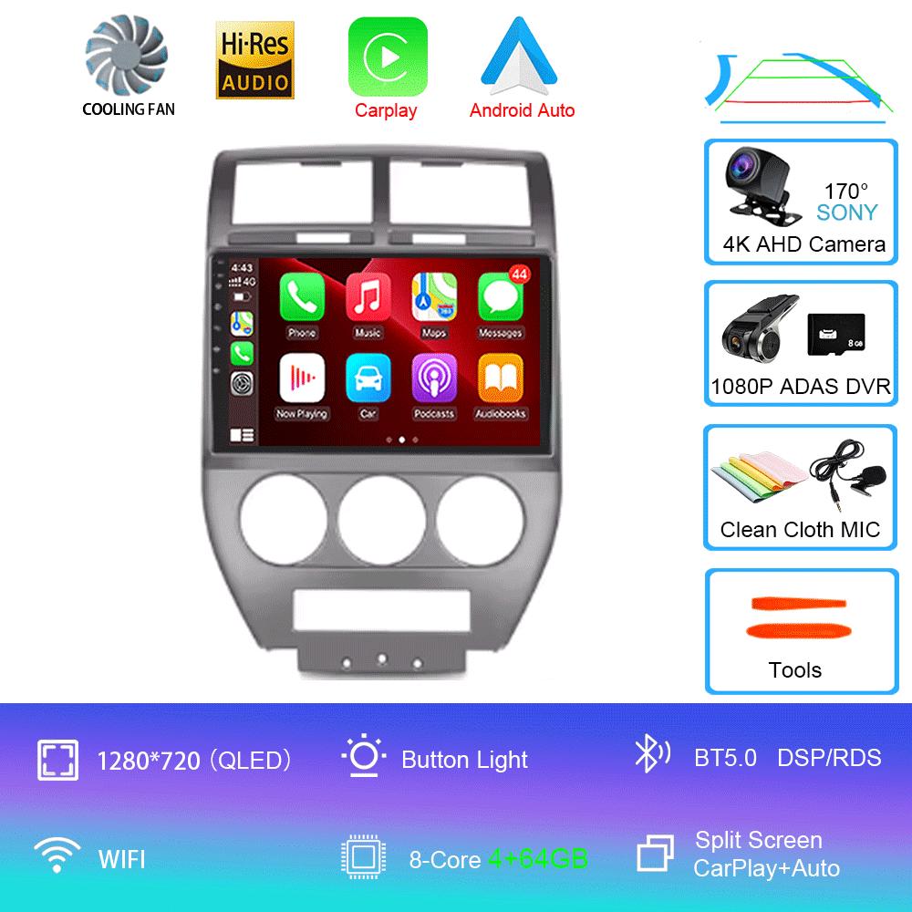 For Nissan X Trail 2 T31 2007-2015 5G WIFI 2 Din Android 14 Car Radio Multimedia Video Player Autoraido Carplay 4G GPS