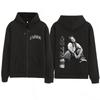 Sängerin Zahide Tour 2026 Merch Grafik Reißverschluss Hoodies Herren Damen Mode Winter Hip-Hop Locker Freizeit Vintage Zip Up Sweatshirts