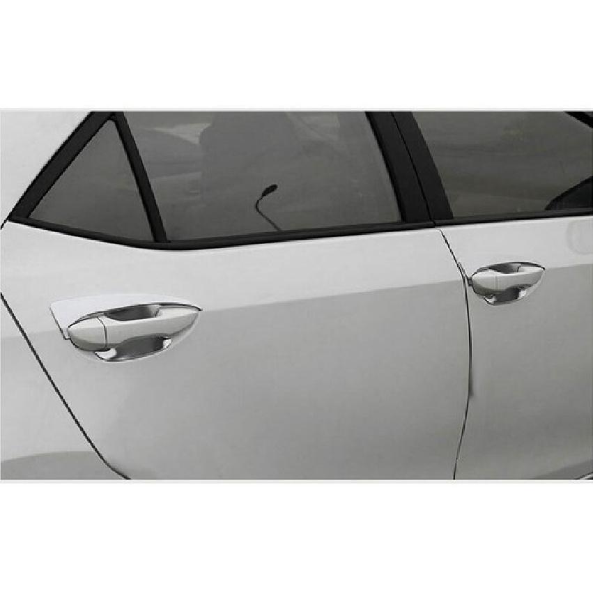 For Toyota Corolla 2014-2018 Chrome Silver Exterior Side Door Bowl Frame Trim 4X