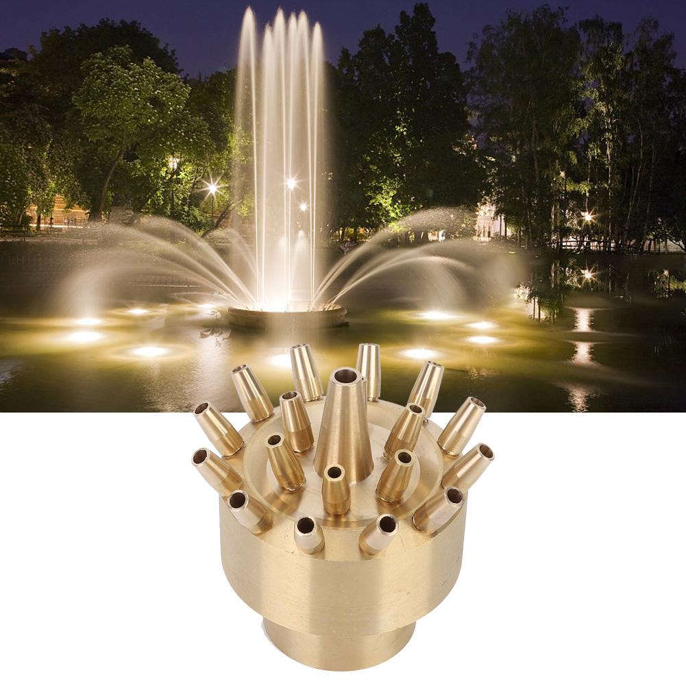 DN40 Female Thread Fountain Nozzle 3 Layer Scattering Landscape Spray Head for SPA Pool