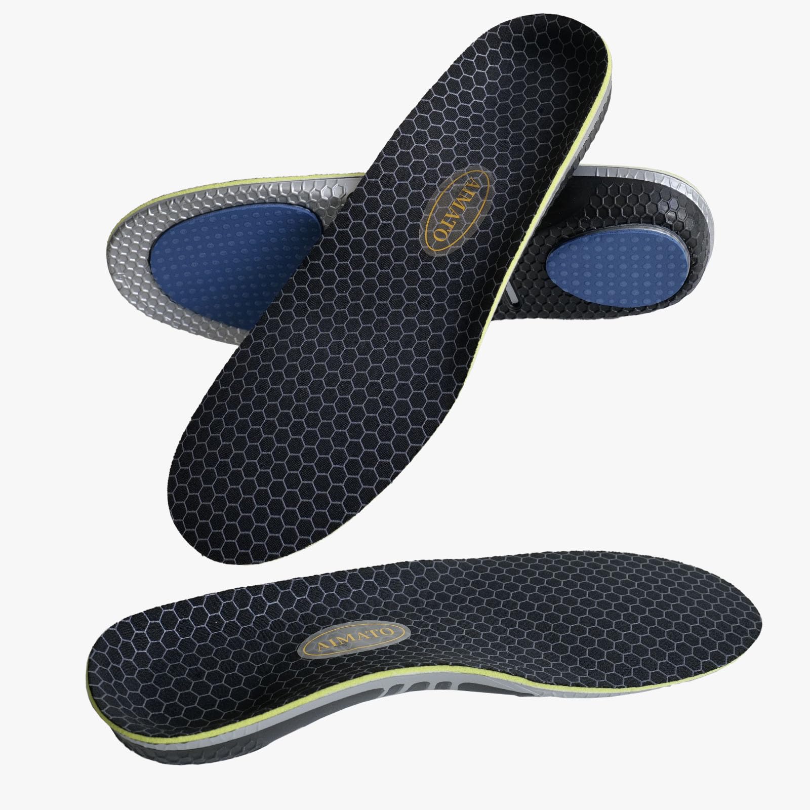 

AIMATO Shock Sports Odor Size Arch поддерживает красивую унисекс анти-усталостную стельку, абсорбцию, обувь, стельку, антибактериальную, устойчивую, противоскользящую,