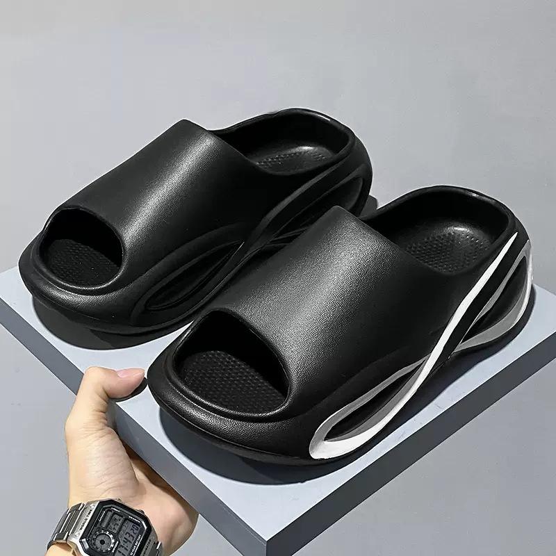 Außenhandel Sommer Herren Hausschuhe Rutschfest Höhe Erhöhend Dicke Sohle Hausschuhe Outdoor Ultra Weich EVA Strand Damen Sandalen